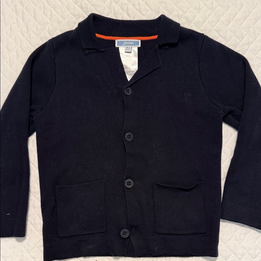 Jacadi Paris Dark Blue Kids Blazer 36 mos
